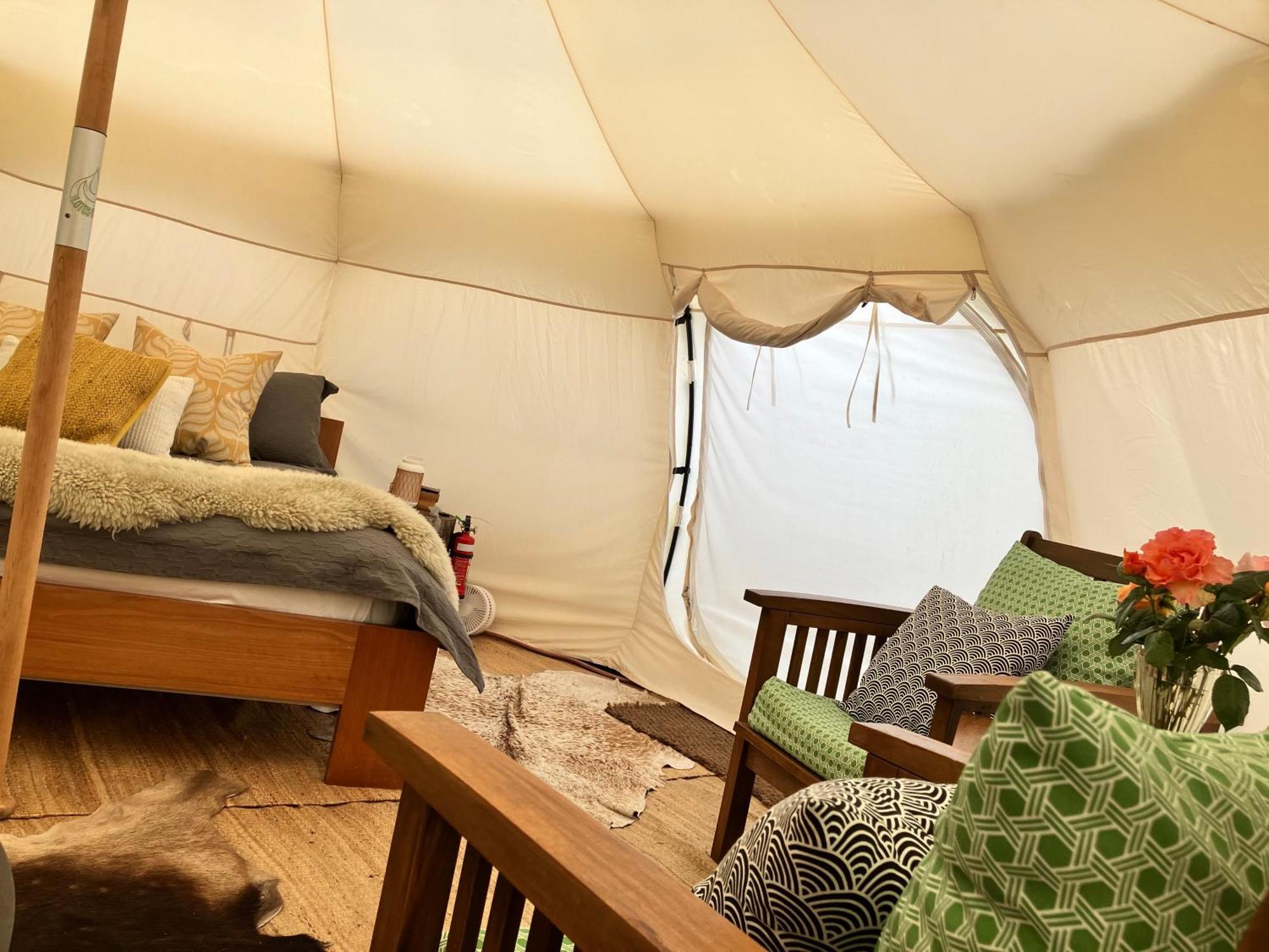 Golden Bay Glamping Hotel Takaka Buitenkant foto