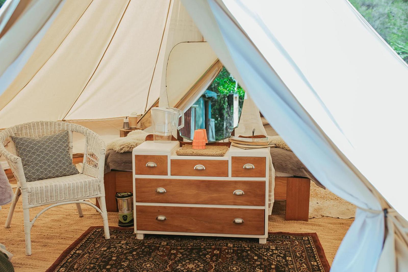 Golden Bay Glamping Hotel Takaka Buitenkant foto