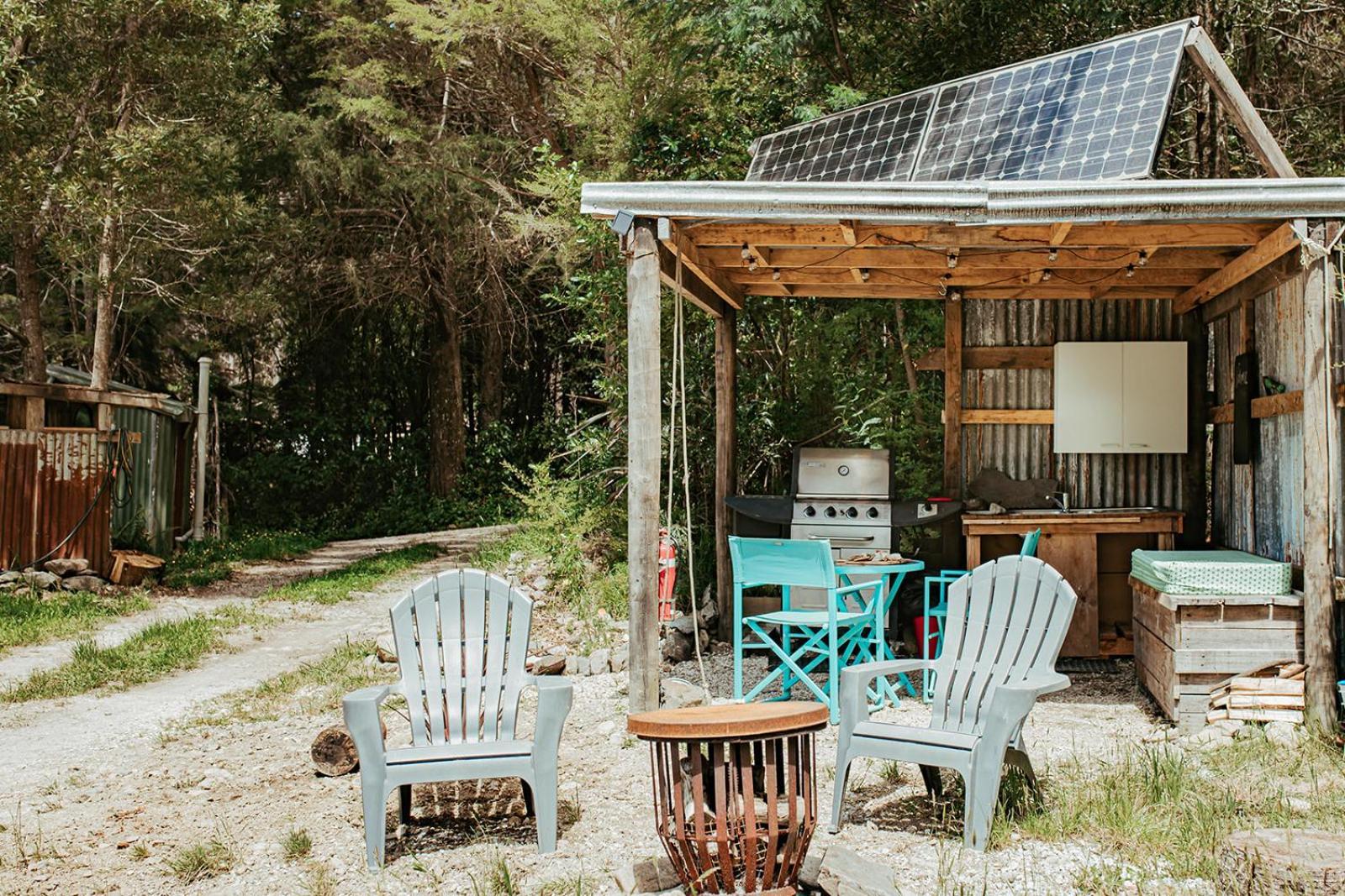 Golden Bay Glamping Hotel Takaka Buitenkant foto